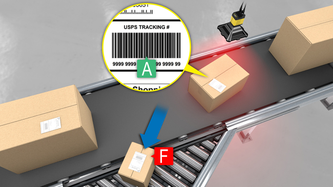 High speed barcode reading